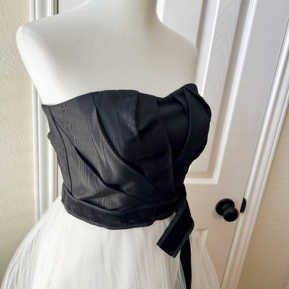 White House Black Market Strapless Tulle Party Dress - Picture 13 of 14